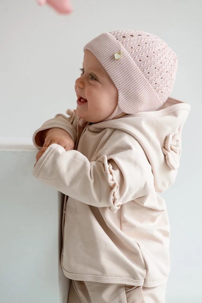 Jamiks caciula copii SEANNA culoarea roz