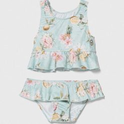 Jamiks costum de baie pentru copii din două piese culoarea turcoaz-Îmbrăcăminte