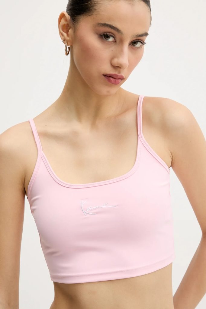 Karl Kani top culoarea roz