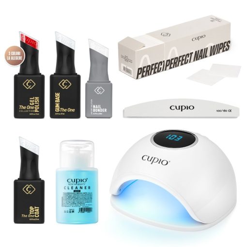 Kit esential pentru manichiura semipermanenta acasa-Kit-uri de manichiura-Kit oje semipermanente