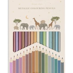 Konges Sløjd creioane METALLIC COLORING PENCILS KS102620-Accesorii
