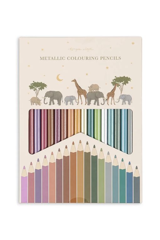 Konges Sløjd creioane METALLIC COLORING PENCILS KS102620-Accesorii