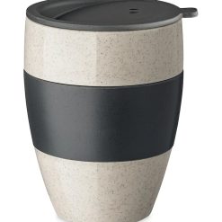 Koziol cană termica Aroma To Go 2.0 Nature 400 ml culoarea negru-Outdoor lifestyle