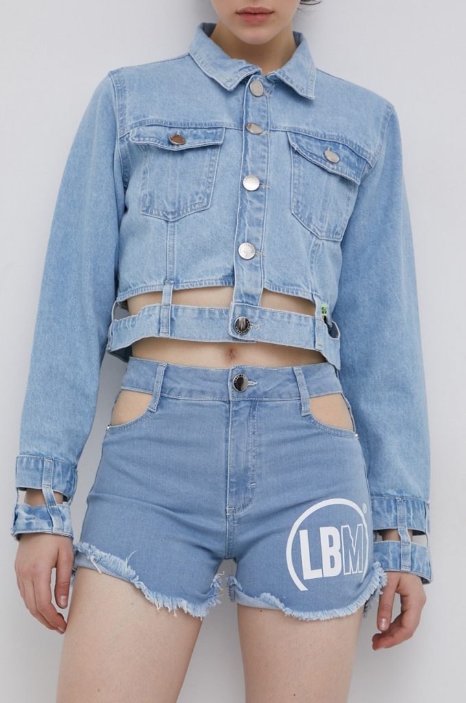 LaBellaMafia pantaloni scurti jeans femei