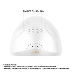 Lampa UV LED 48W SUNONE XT LUXORISE Alb 5
