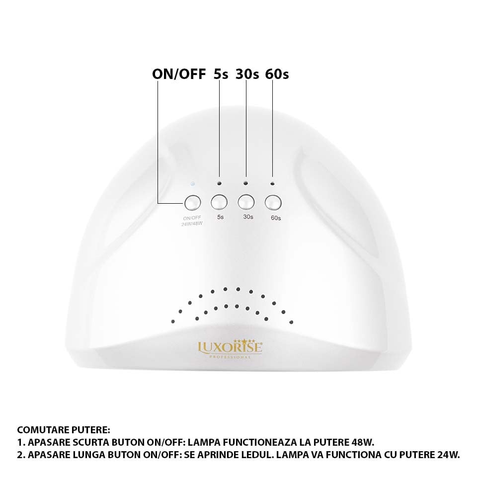 Lampa UV LED 48W SUNONE XT LUXORISE Alb 5