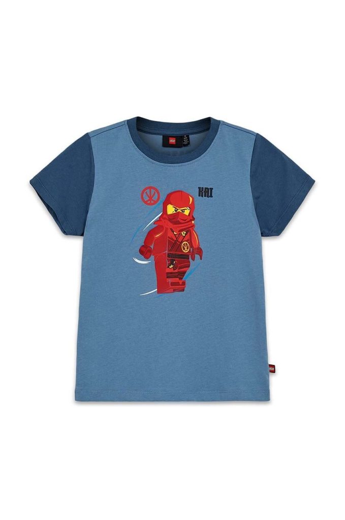 Lego tricou de bumbac pentru copii LWTANO 606 cu imprimeu