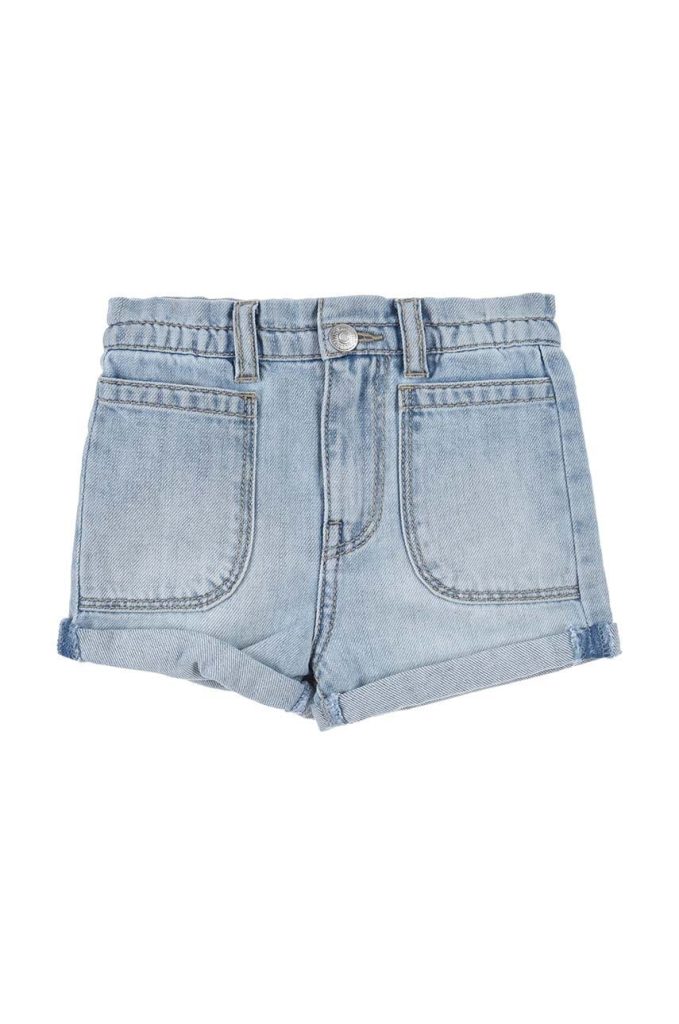 Levi's pantaloni scurti din denim pentru copii neted-Îmbrăcăminte
