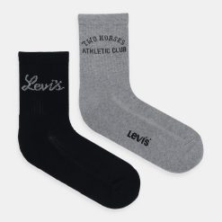 Levi's șosete 2-pack culoarea gri