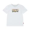 Levi's tricou bebe SEASONAL BATWING TEE culoarea alb