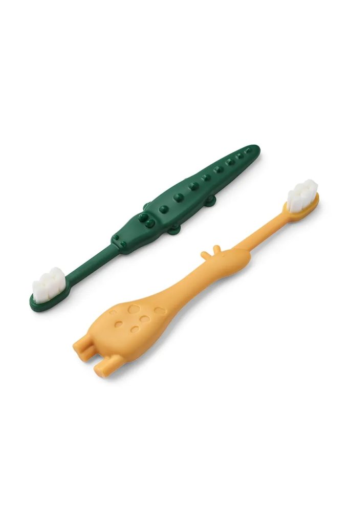 Liewood periuță de dinți pentru bebeluși Fabio All Together Toddler Toothbrush 2-pack LW20176-Accesorii