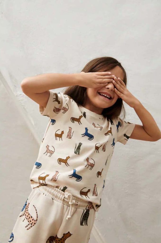 Liewood tricou de bumbac pentru copii culoarea bej