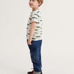Liewood tricou de bumbac pentru copii culoarea bej