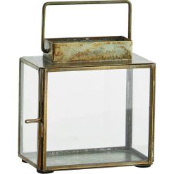 Madam Stoltz felinar 11 x 6 x 11 cm culoarea transparent-Decor