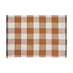 Madam Stoltz suport decorativ pentru farfurie culoarea portocaliu-Textile bucătărie