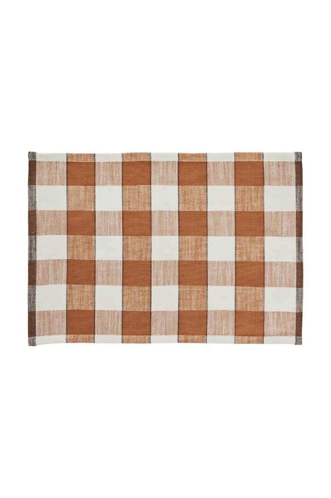 Madam Stoltz suport decorativ pentru farfurie culoarea portocaliu-Textile bucătărie