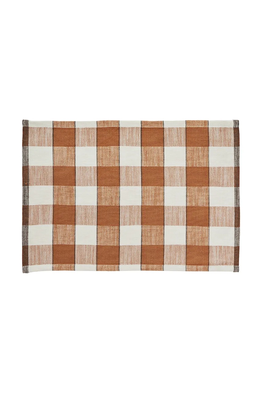 Madam Stoltz suport decorativ pentru farfurie culoarea portocaliu-Textile bucătărie