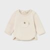 Mayoral Newborn longsleeve culoarea bej