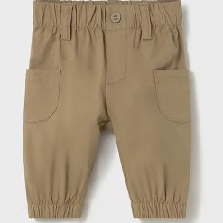 Mayoral Newborn pantaloni bebe culoarea verde