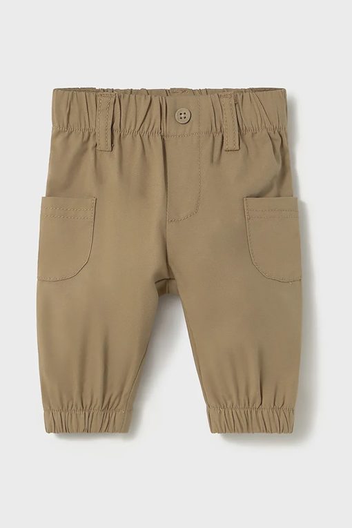 Mayoral Newborn pantaloni bebe culoarea verde