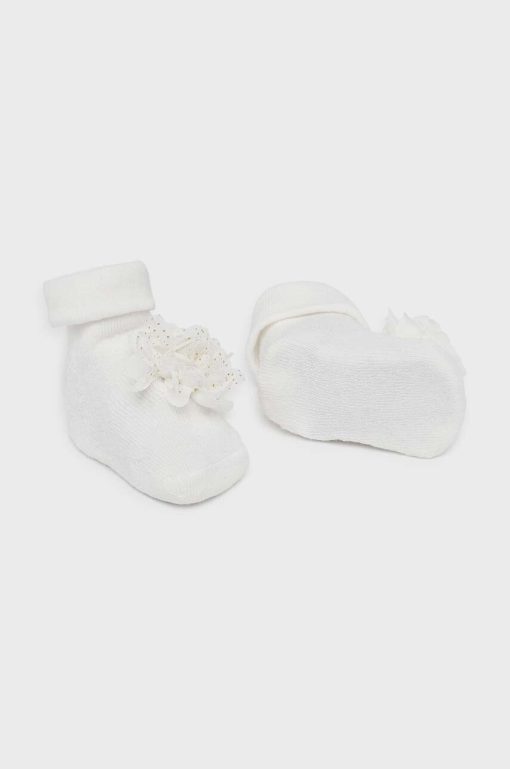 Mayoral Newborn sosete bebe culoarea bej