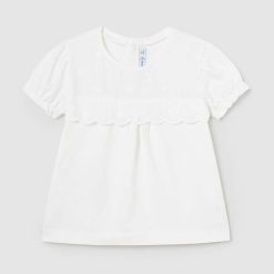 Mayoral bluza bebe culoarea alb