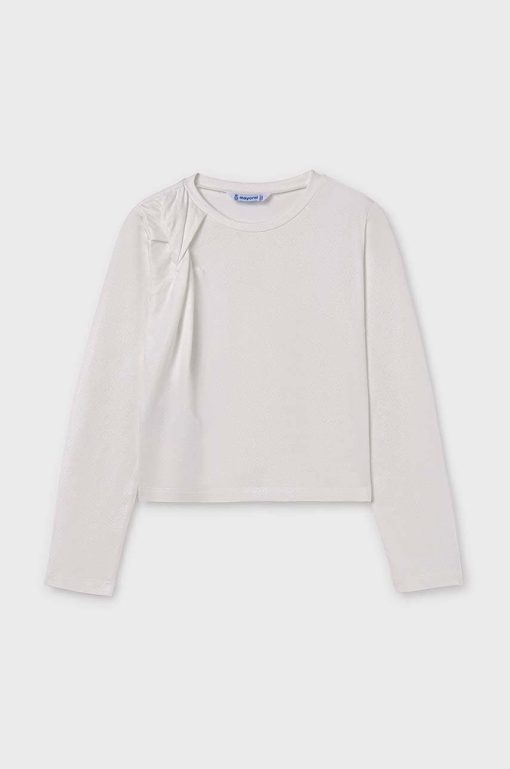 Mayoral longsleeve copii culoarea bej