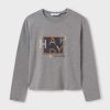 Mayoral longsleeve copii culoarea gri