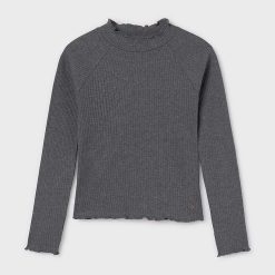 Mayoral longsleeve copii culoarea gri