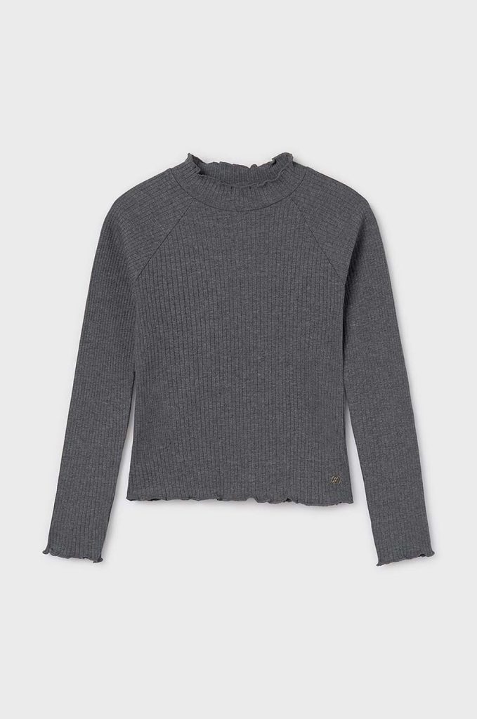 Mayoral longsleeve copii culoarea gri