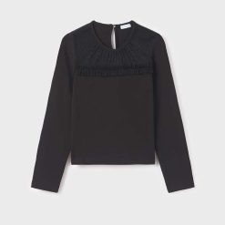 Mayoral longsleeve copii culoarea negru-Îmbrăcăminte