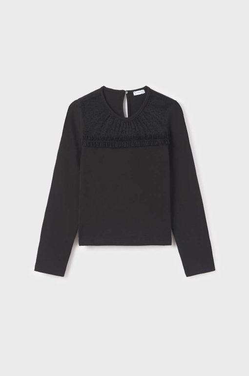 Mayoral longsleeve copii culoarea negru-Îmbrăcăminte