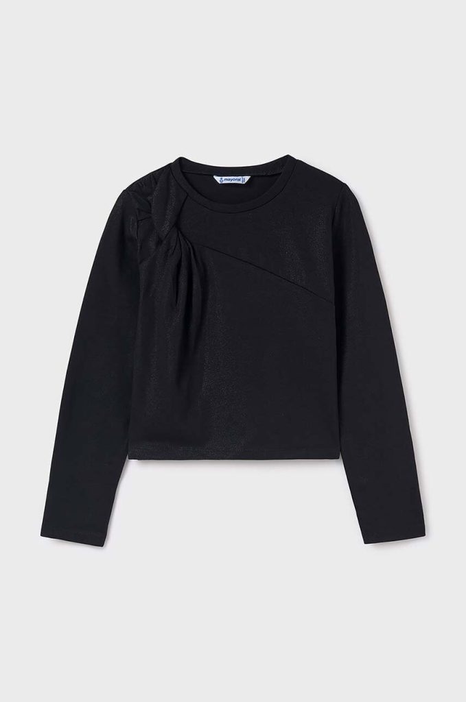Mayoral longsleeve copii culoarea negru