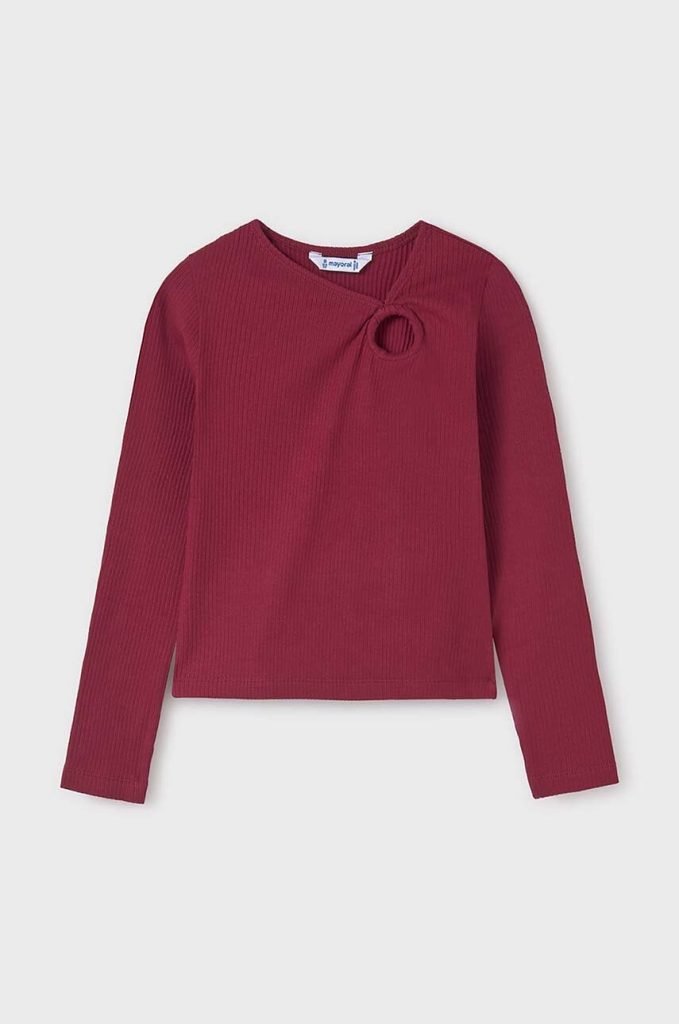 Mayoral longsleeve copii culoarea rosu