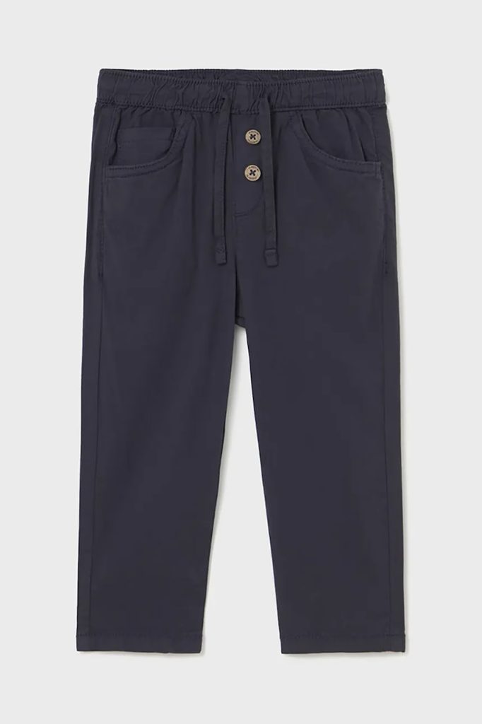Mayoral pantaloni copii culoarea albastru marin