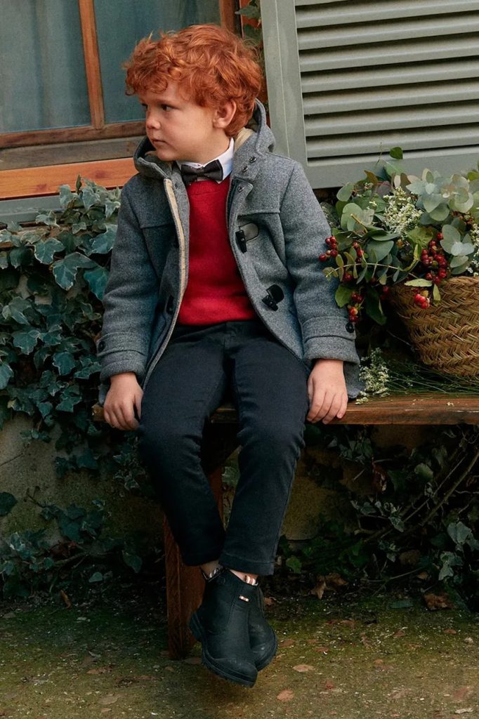 Mayoral pantaloni copii culoarea albastru marin