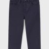 Mayoral pantaloni copii slim fit basic culoarea albastru marin