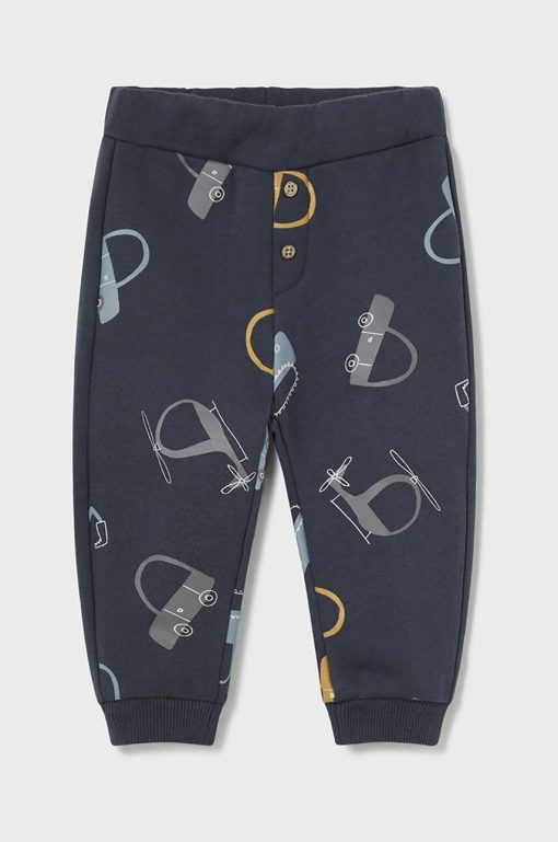 Mayoral pantaloni de trening pentru copii culoarea albastru marin