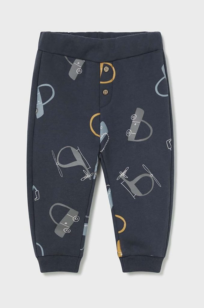 Mayoral pantaloni de trening pentru copii culoarea albastru marin