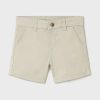 Mayoral pantaloni scurti copii chino basic culoarea gri