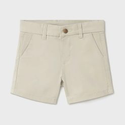 Mayoral pantaloni scurti copii chino basic culoarea gri