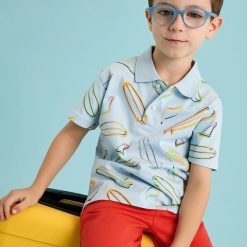 Mayoral pantaloni scurți copii culoarea roșu