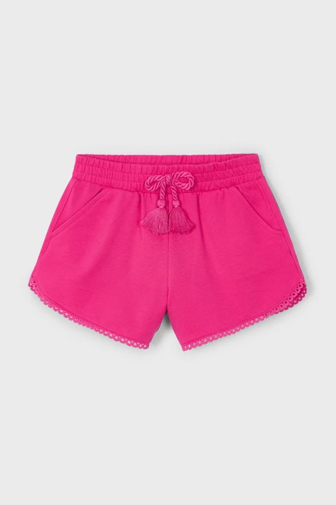 Mayoral pantaloni scurți din bumbac pentru copii culoarea roz