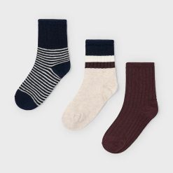 Mayoral șosete copii 3-pack culoarea roșu