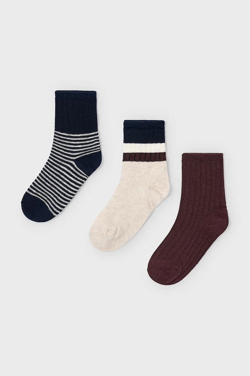 Mayoral șosete copii 3-pack culoarea roșu