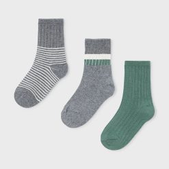 Mayoral șosete copii 3-pack culoarea verde