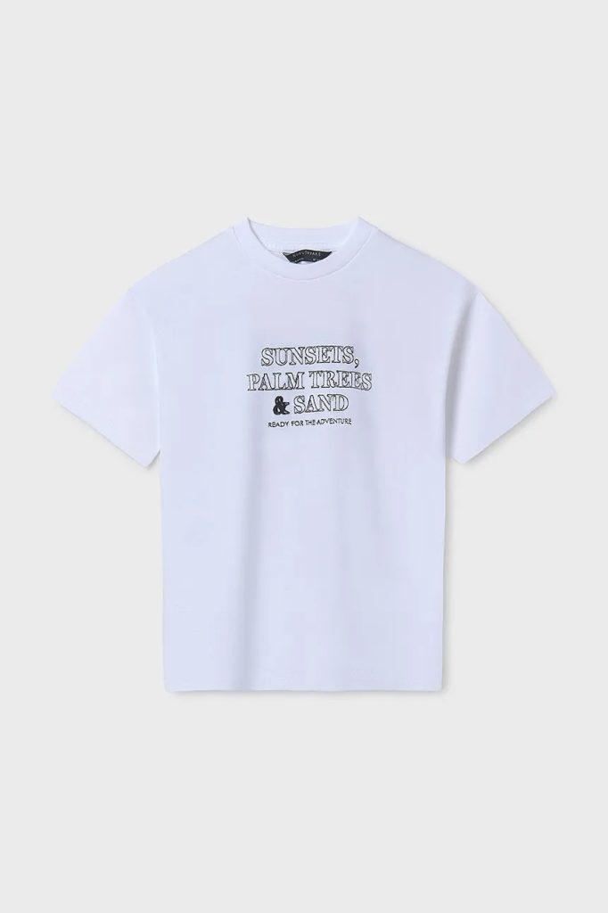 Mayoral tricou copii culoarea alb