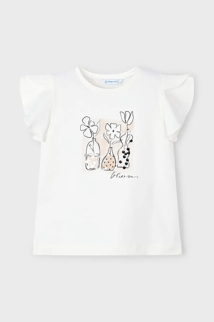 Mayoral tricou copii culoarea bej