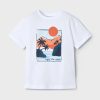 Mayoral tricou de bumbac pentru copii culoarea alb