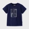 Mayoral tricou de bumbac pentru copii culoarea albastru marin